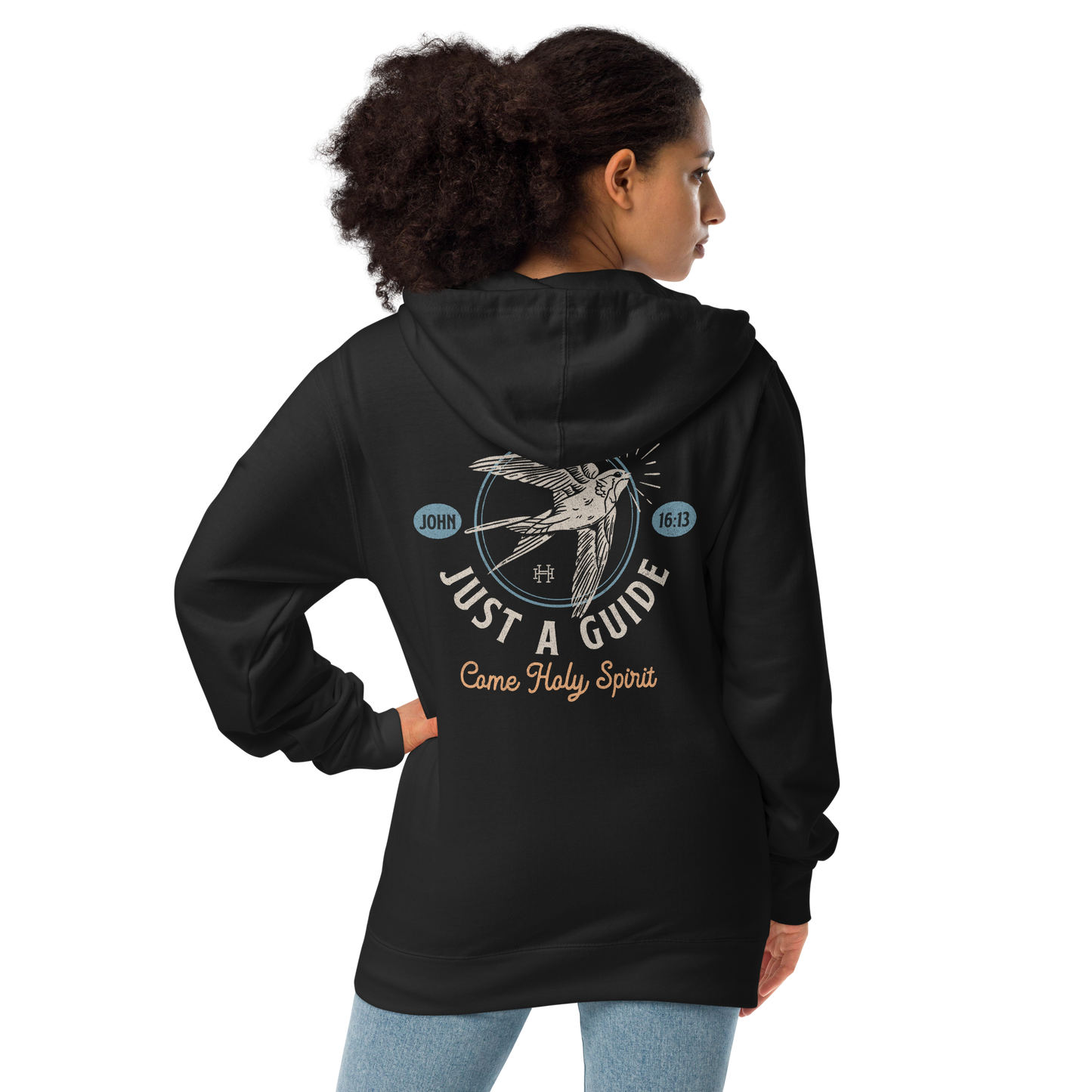 No Map, Just a Guide: Unisex Fleece Zip Hoodie