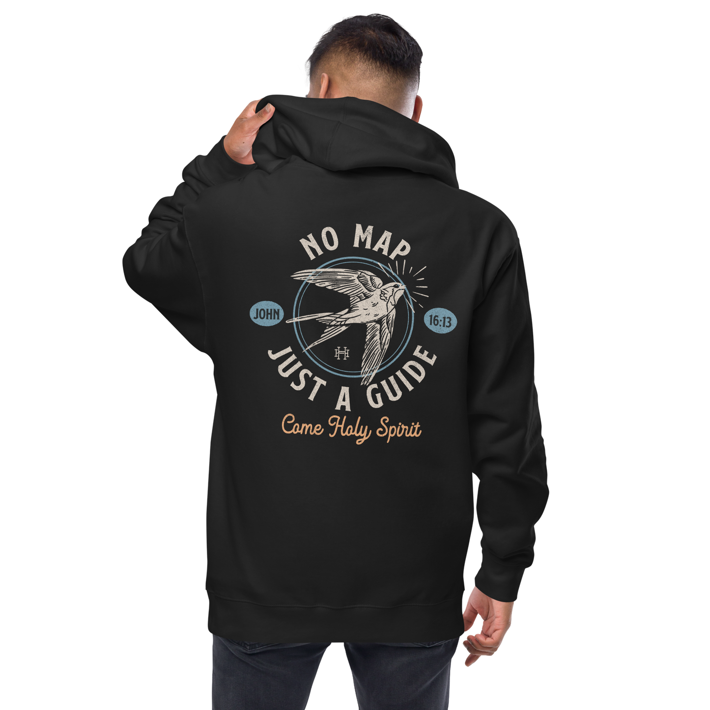 No Map, Just a Guide: Unisex Fleece Zip Hoodie
