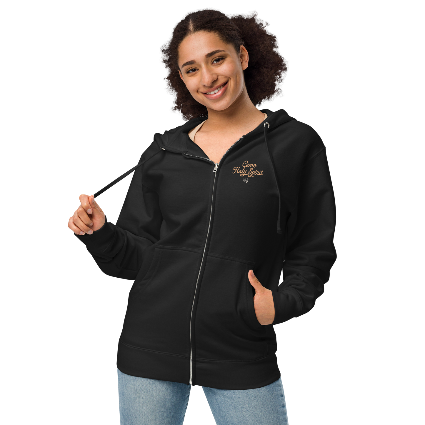 No Map, Just a Guide: Unisex Fleece Zip Hoodie