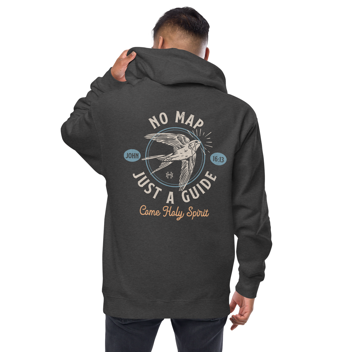 No Map, Just a Guide: Unisex Fleece Zip Hoodie