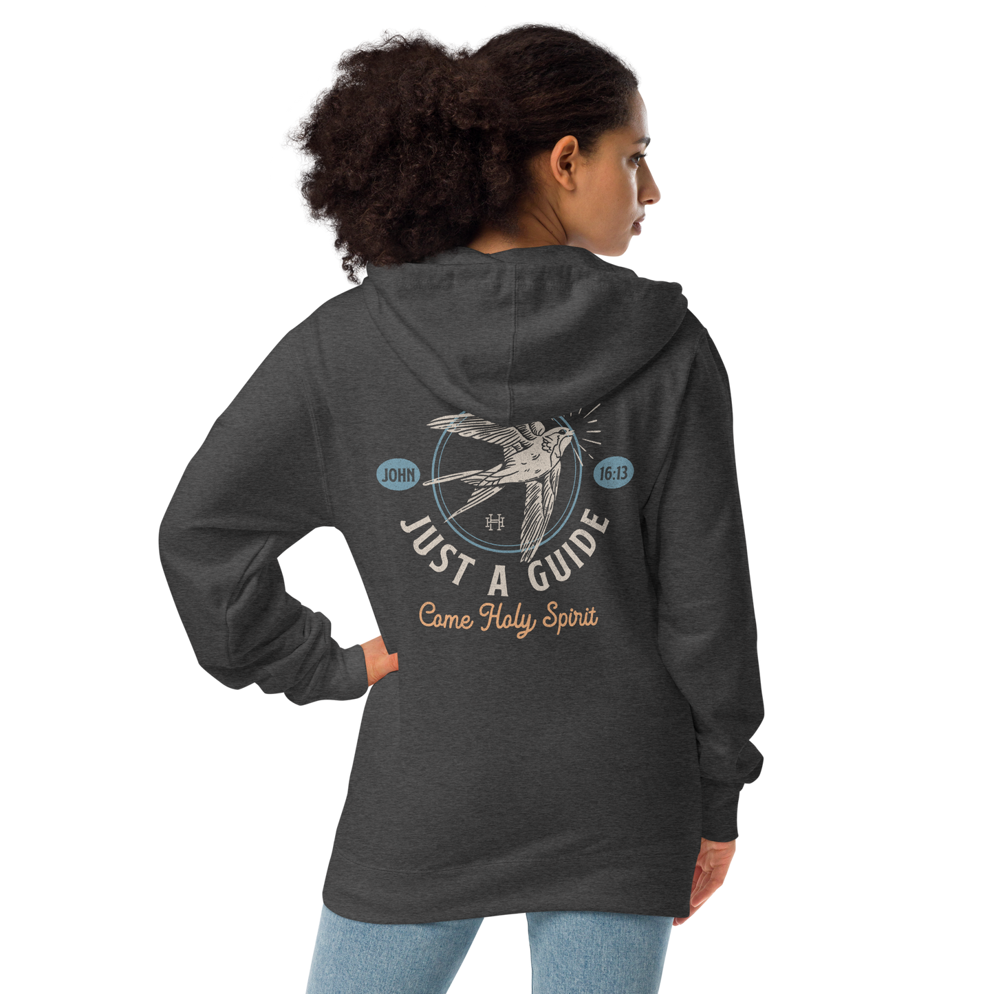 No Map, Just a Guide: Unisex Fleece Zip Hoodie