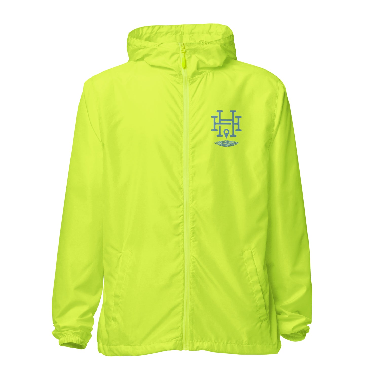 Pray - Listen - Act: Unisex Lightweight Zip Windbreaker