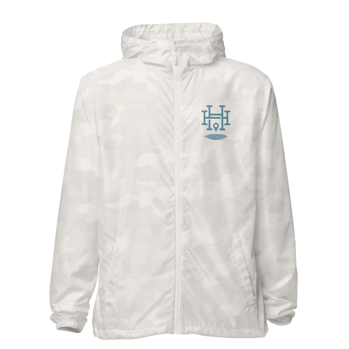 Pray - Listen - Act: Unisex Lightweight Zip Windbreaker