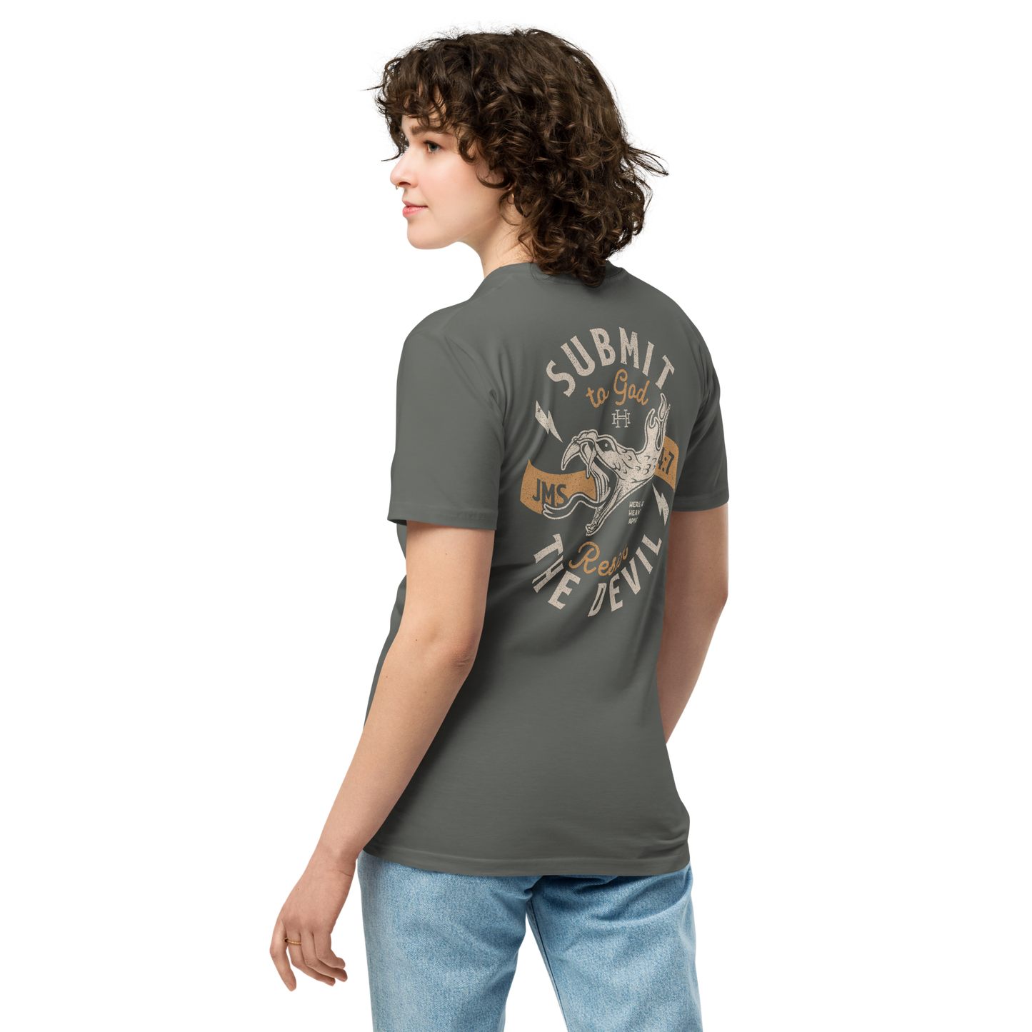 Submit to God | Resist the Devil: Unisex Premium Tee