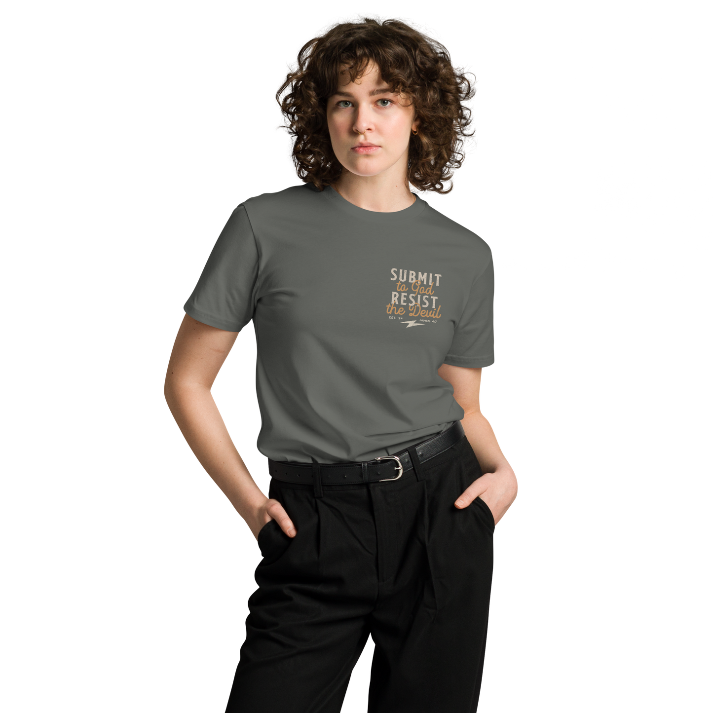 Submit to God | Resist the Devil: Unisex Premium Tee