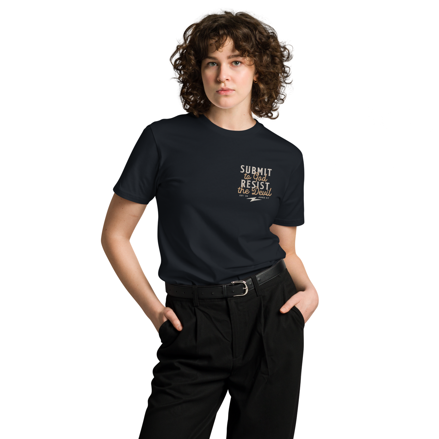 Submit to God | Resist the Devil: Unisex Premium Tee