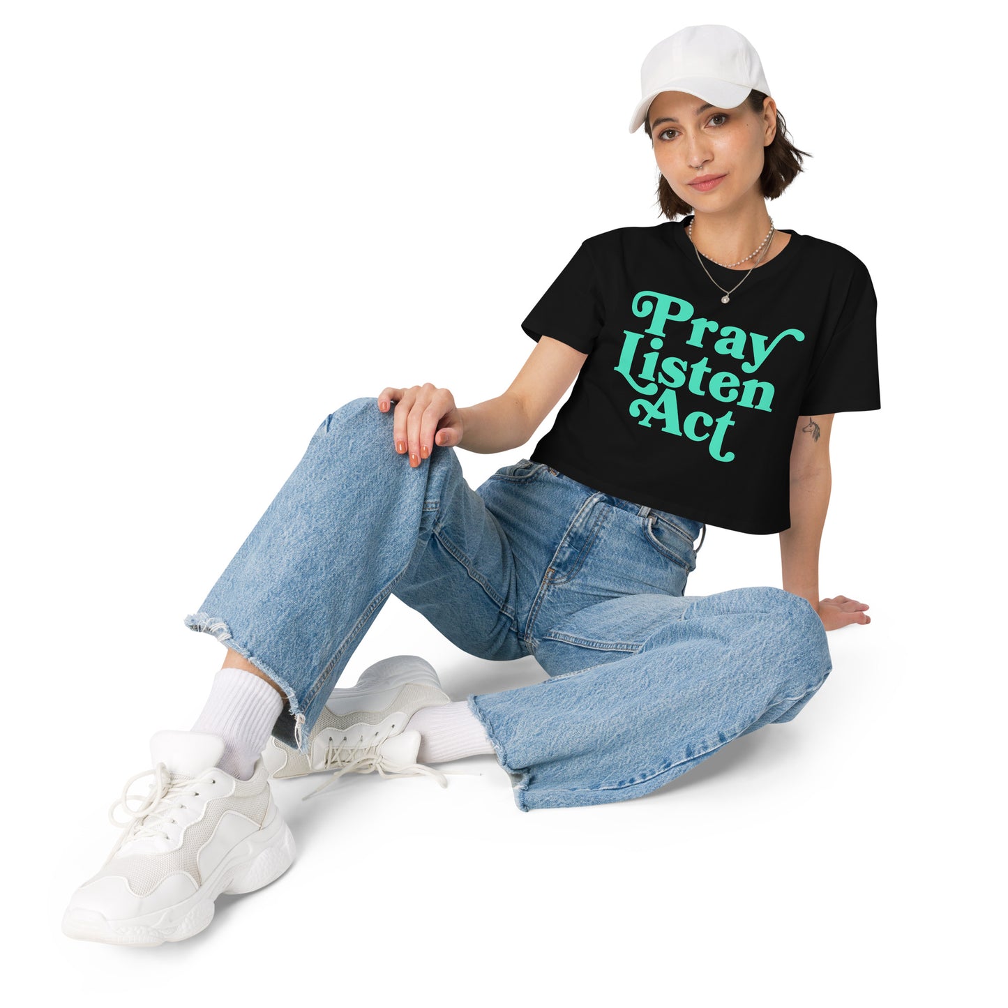Pray - Listen - Act: Women’s Crop