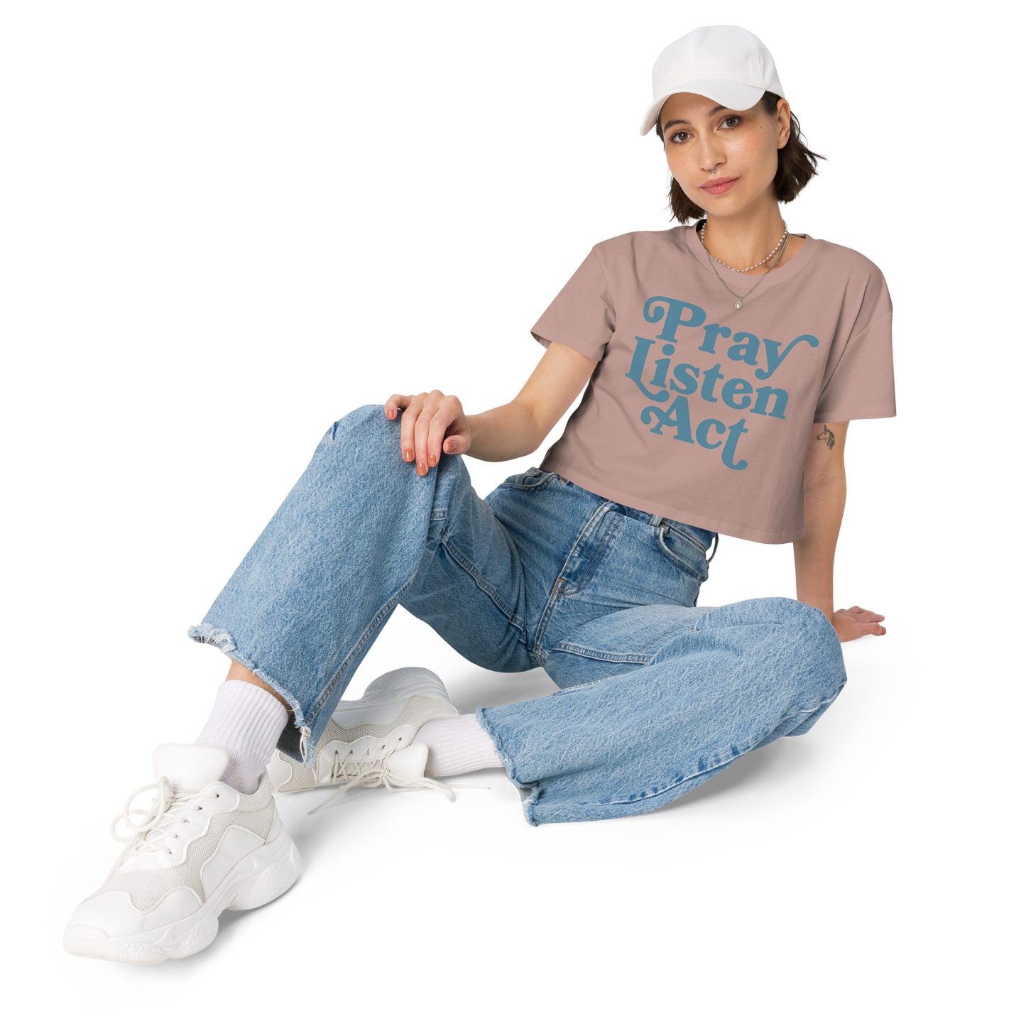 Pray - Listen - Act: Women’s Crop