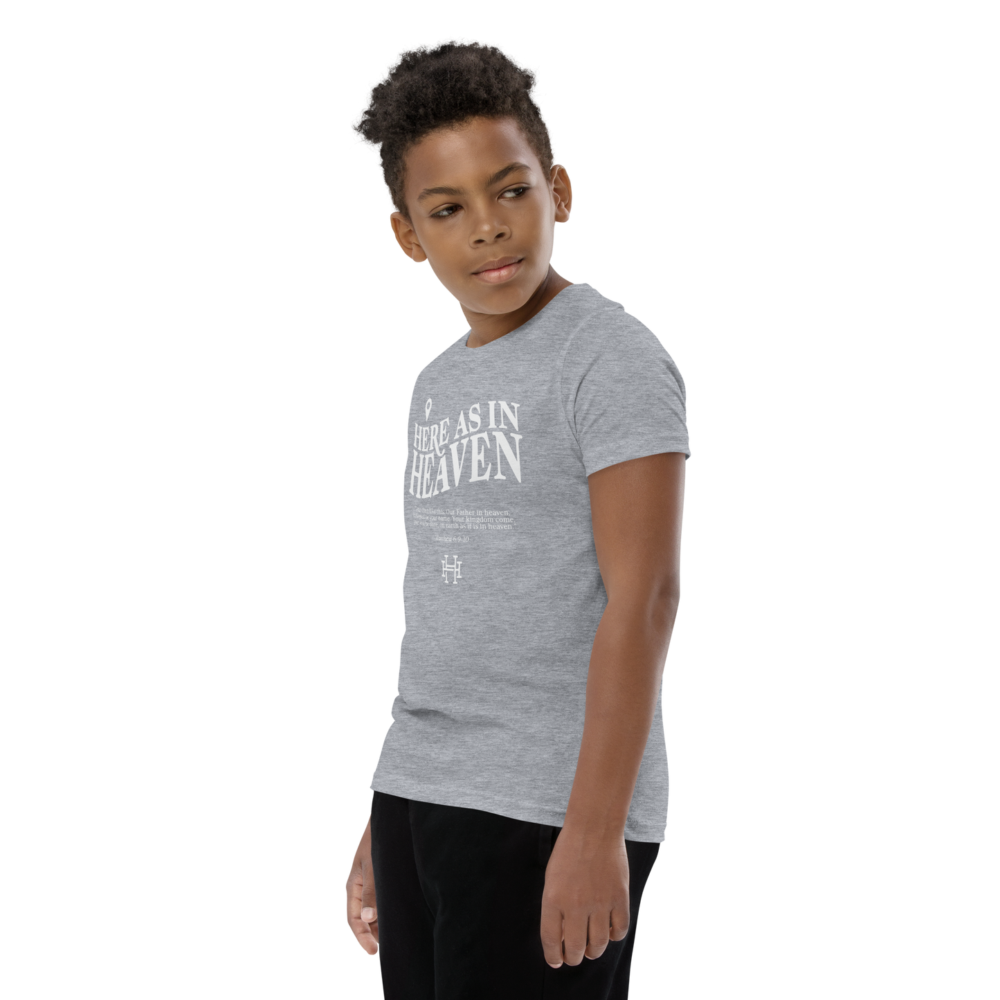 Here as in Heaven: Youth Short Sleeve Tee