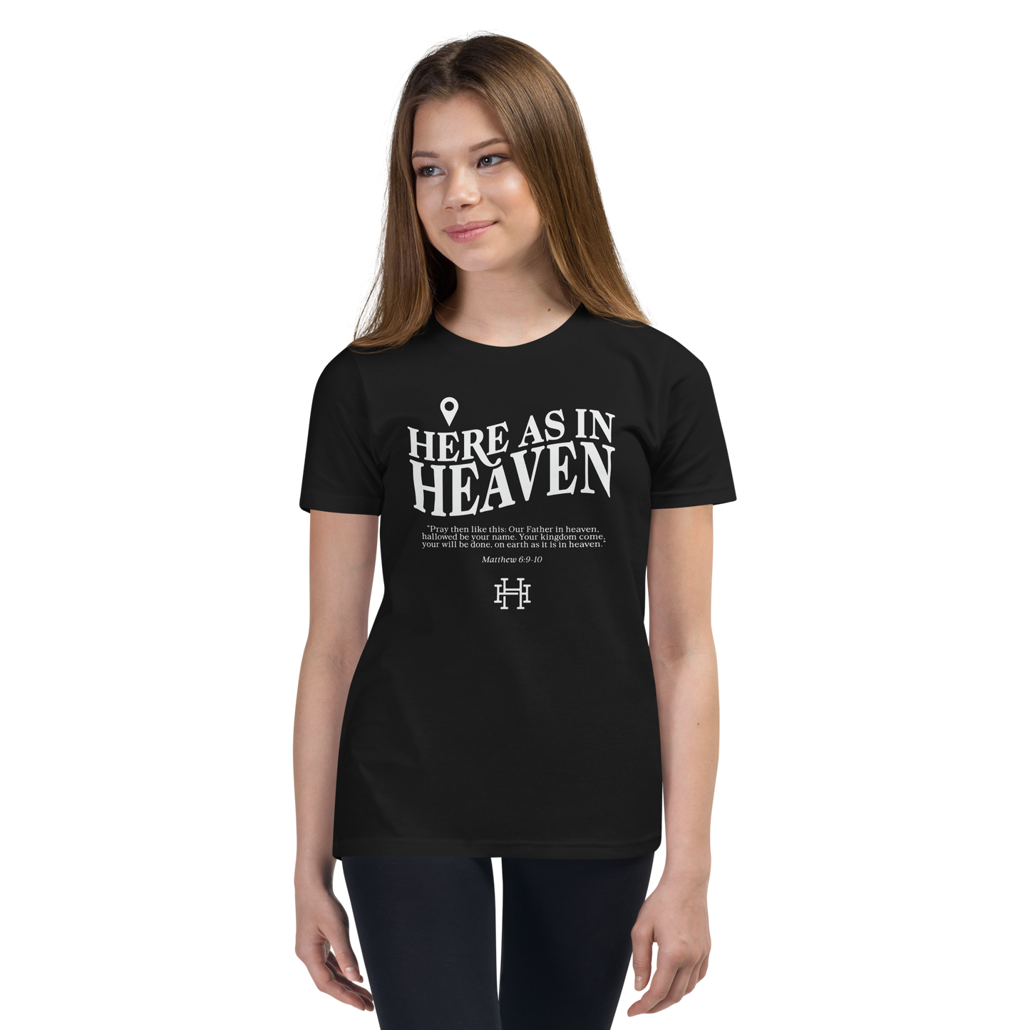 Here as in Heaven: Youth Short Sleeve Tee
