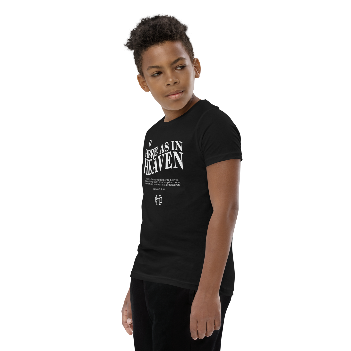 Here as in Heaven: Youth Short Sleeve Tee