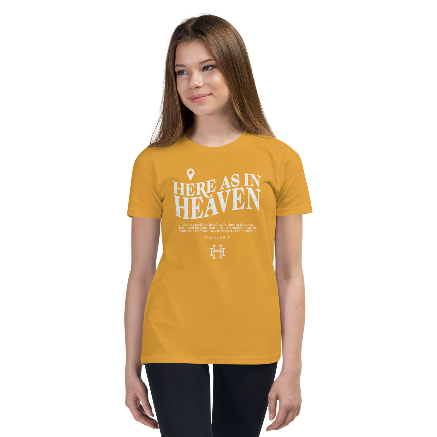 Here as in Heaven: Youth Short Sleeve Tee