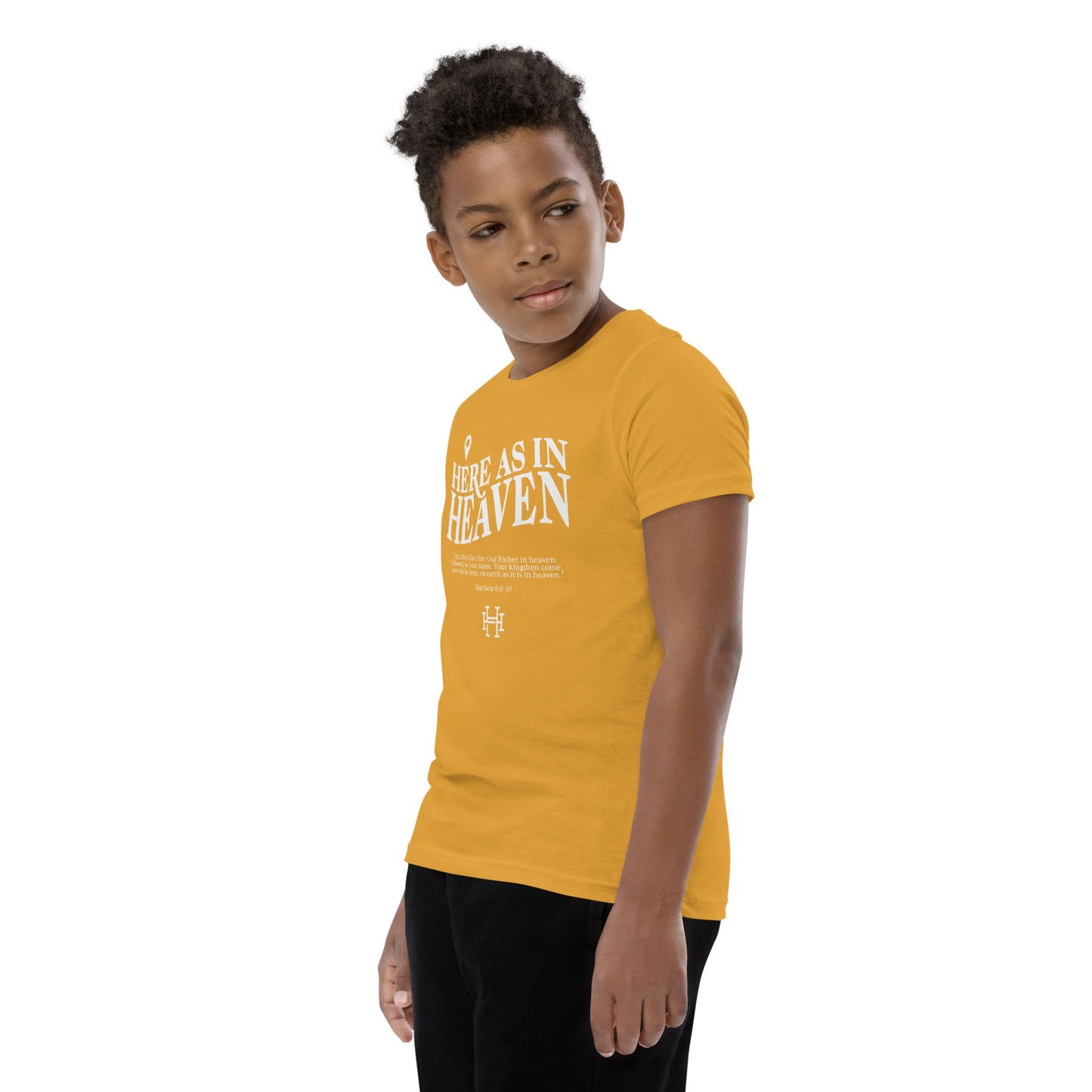 Here as in Heaven: Youth Short Sleeve Tee