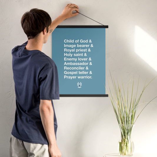 Who I Am Poster with Hangers