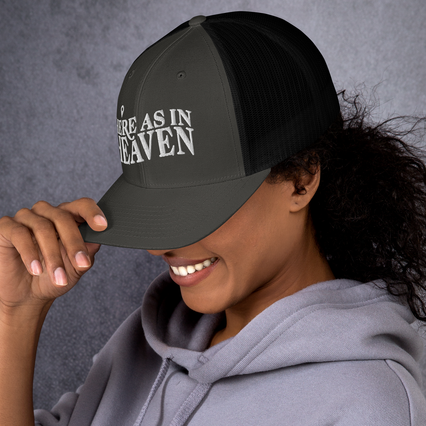 Here as in Heaven: Trucker Cap