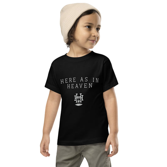 Here as in Heaven Simple: Toddler Short Sleeve Tee