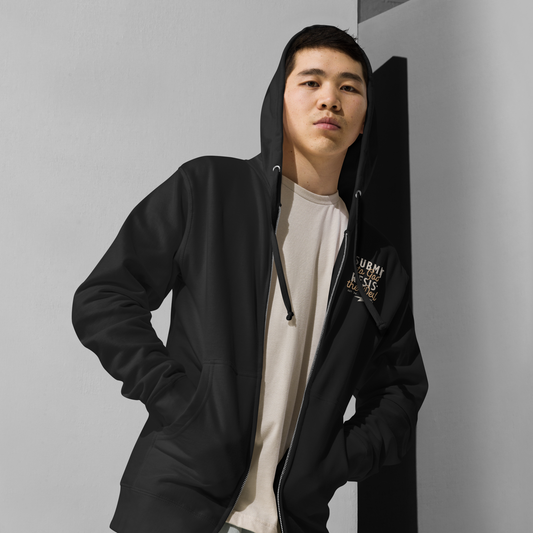 Submit to God | Resist the Devil: Unisex Fleece Zip Hoodie