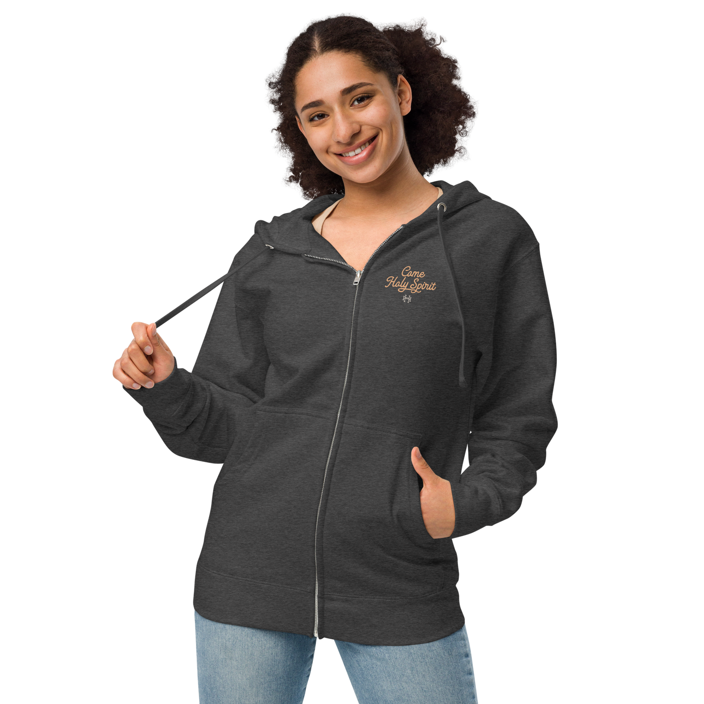 No Map, Just a Guide: Unisex Fleece Zip Hoodie