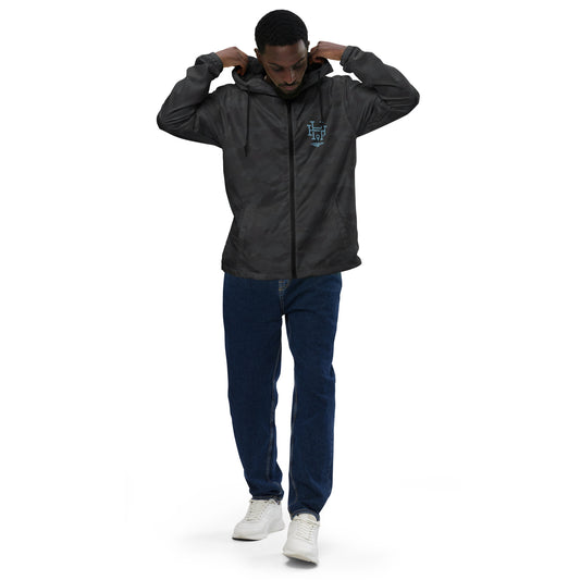 Pray - Listen - Act: Unisex Lightweight Zip Windbreaker