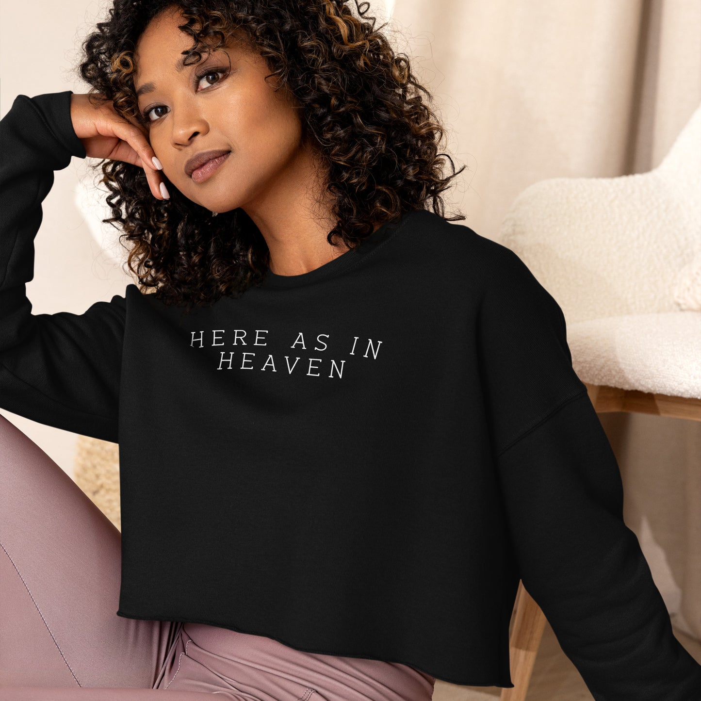 Here as in Heaven: Simple Crop Sweatshirt