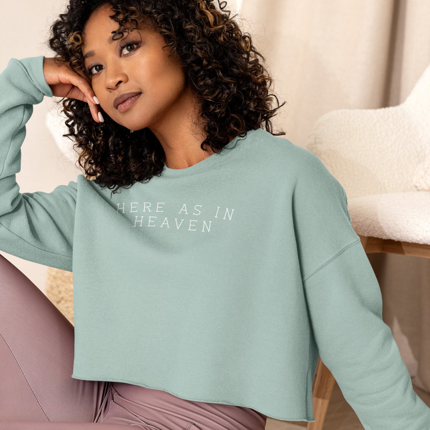 Here as in Heaven: Simple Crop Sweatshirt